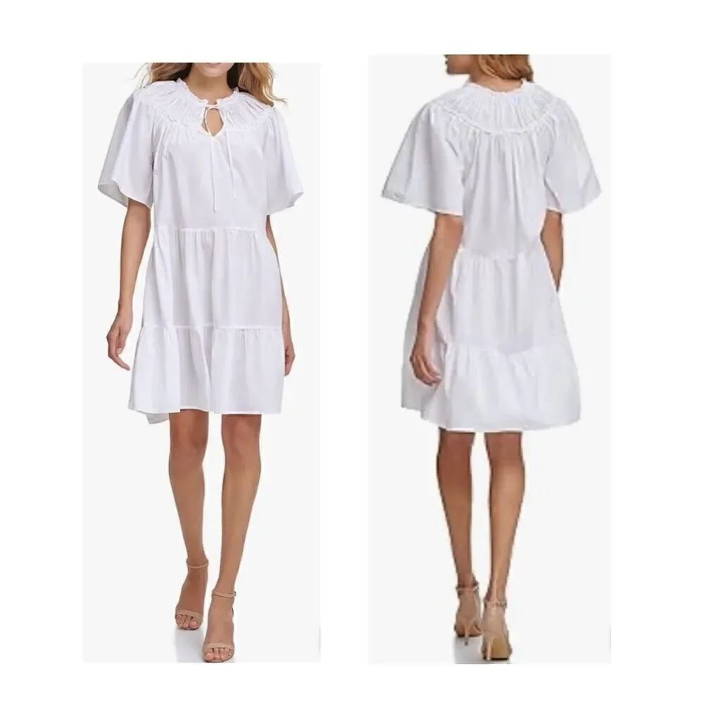 Kensie Women's Lace Shirt Dress